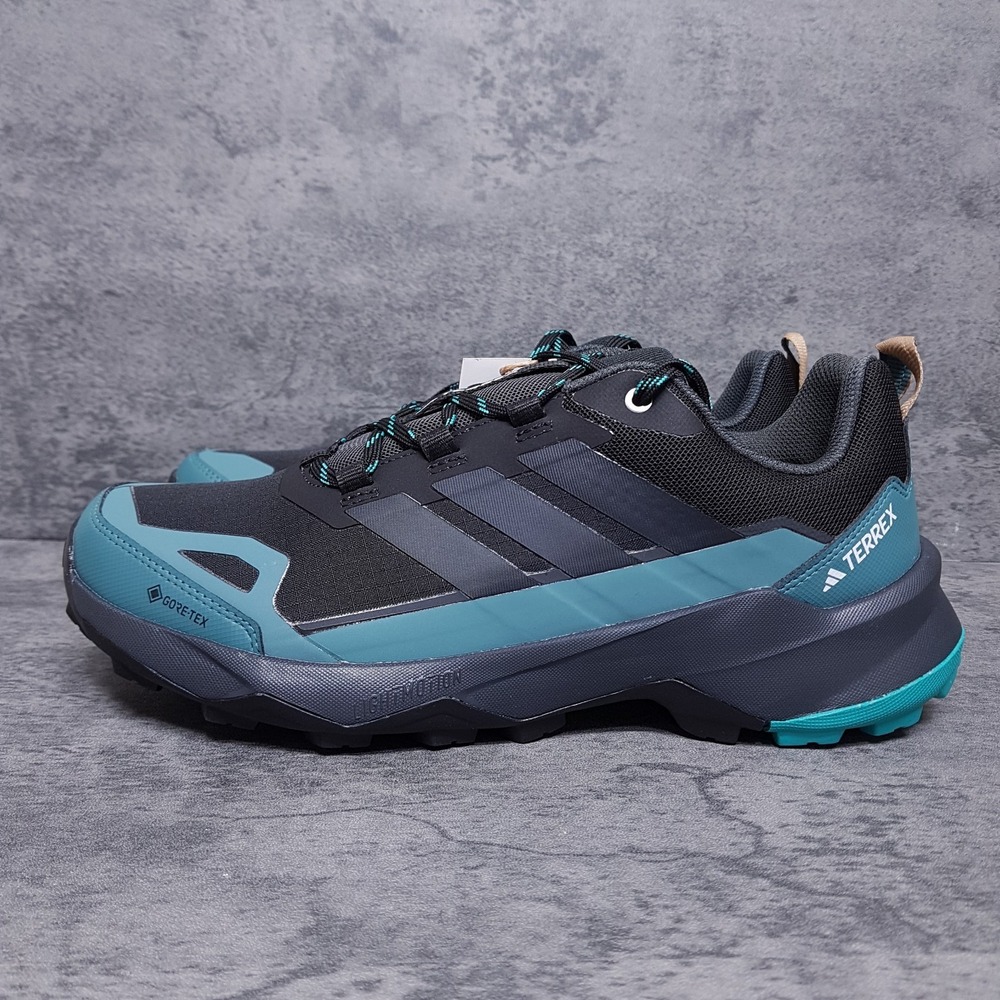 ADIDAS Terrex Skychaser AX5 Gore-tex Hiking Shoes Mens 11.5 Blue Green JQ2209